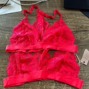 NWT We are HAH SistHAH Bralittle HAHt Lava Size XS (2)